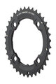 SRAM Kettenblatt - MTB 36T 104 S1 49 CHAINLINE AL5 2X10 NO PIN BLAST - Schwarz