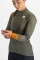 SPORTFUL Langarm Fahrradtrikot für den Winter - ROCKET THERMAL - Grün