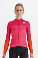 SPORTFUL Langarm Fahrradtrikot für den Winter - BODYFIT PRO THERMAL - Rosa