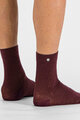 SPORTFUL Klassische Fahrradsocken - MATCHY WOOL - bordeaux