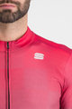 SPORTFUL Langarm Fahrradtrikot für den Winter - ROCKET THERMAL - Rot/Lila