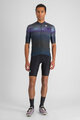 SPORTFUL Kurzarm Fahrradtrikot - FLOW SUPERGIARA - Grau/Blau