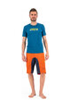 KARPOS Fahrradshorts ohne Träger - BALLISTIC EVO - Orange