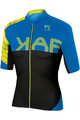 Kurzarm Fahrradtrikot - JUMP - Blau/Schwarz