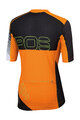 Kurzarm Fahrradtrikot - VERVE - Orange/Schwarz