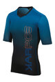 Kurzarm Fahrradtrikot - VERVE - Blau/Schwarz