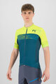 KARPOS Kurzarm Fahrradtrikot - GREEN FIRE - Gelb/Grün