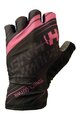 HAVEN Fingerlose Fahrradhandschuhe - PENNUTO - Schwarz/Rosa