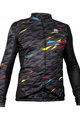 HAVEN Langarm Fahrradtrikot für den Winter - STRATO - Schwarz/mehrfarbig