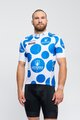 BONAVELO Kurzarm Fahrradtrikot - LA VUELTA - Weiß/Blau