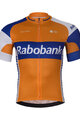 BONAVELO Kurzarm Fahrradtrikot - RABOBANK - Orange/Blau