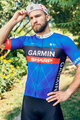 BONAVELO Kurzarm Fahrradtrikot - GARMIN SHARP - Blau/Schwarz