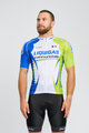 BONAVELO Kurzarm Fahrradtrikot - LIQUIGAS CANNONDALE - Blau/Grün/Weiß