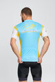 BONAVELO Kurzarm Fahrradtrikot - ASTANA - Gelb/Türkis