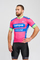 BONAVELO Kurzarm Fahrradtrikot - LAMPRE - Rosa/Blau