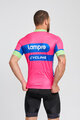 BONAVELO Kurzarm Fahrradtrikot - LAMPRE - Rosa/Blau