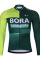 BONAVELO Langarm Fahrradtrikot für den Winter - BORA 2024 WINTER - Grün