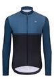 HOLOKOLO Langarm Fahrradtrikot für den Winter - STRIPES WINTER - Blau