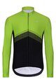 HOLOKOLO Langarm Fahrradtrikot für den Winter - ARROW II WINTER - Gelb/Schwarz