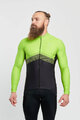 HOLOKOLO Langarm Fahrradtrikot für den Winter - ARROW II WINTER - Gelb/Schwarz