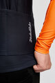 HOLOKOLO Langarm Fahrradtrikot für den Winter - ARROW II WINTER - Orange/Schwarz