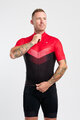 HOLOKOLO Kurzarm Fahrradtrikot - ARROW II - Rot/Schwarz