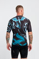 HOLOKOLO Kurzarm Fahrradtrikot - DRAGON - Blau/Schwarz