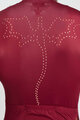 HOLOKOLO Kurzarm Fahrradtrikot - EYELET - bordeaux