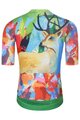 HOLOKOLO Kurzarm Fahrradtrikot - DEER - Grün/mehrfarbig