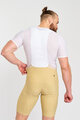 HOLOKOLO Kurze Fahrradhose mit Trägern - NOVEL PRO - Beige