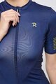 RIVANELLE BY HOLOKOLO Kurzarm Fahrradtrikot - VICTORIOUS GOLD LADY - Blau