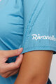 RIVANELLE BY HOLOKOLO Kurzarm Fahrradtrikot - ADVENTURE - Blau