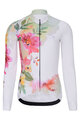 RIVANELLE BY HOLOKOLO Langarm Fahrradtrikot für den Winter - FLOWERY WINTER - Gelb/mehrfarbig