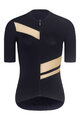 RIVANELLE BY HOLOKOLO Kurzarm Fahrradtrikot - GLAMOR - Schwarz/Beige