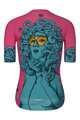 RIVANELLE BY HOLOKOLO Kurzarm Fahrradtrikot - MEDUSA - Rosa/Türkis