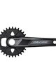 SHIMANO Kurbeln und Kettenblätter - DEORE M6100 170mm 30 - Schwarz