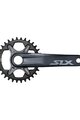 SHIMANO Kurbeln - SLX M71001 170mm - Grau