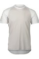 POC Kurzarm Fahrradtrikot - MTB PURE TEE - Grau/Weiß