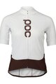 POC Kurzarm Fahrradtrikot - ESSENTIAL ROAD  - Weiß/Braun