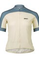 POC Kurzarm Fahrradtrikot - ESSENTIAL ROAD LOGO W - Beige/Blau