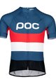 POC Kurzarm Fahrradtrikot - ESSENTIAL ROAD LOGO - Rot/Blau/Weiß/Schwarz