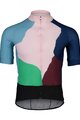 POC Kurzarm Fahrradtrikot - ESSENTIAL ROAD PRINT - Blau/Grün/bordeaux