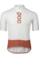 POC Kurzarm Fahrradtrikot - ESSENTIAL ROAD - Weiß/Braun