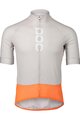 POC Kurzarm Fahrradtrikot - ESSENTIAL ROAD LOGO - Grau/Orange