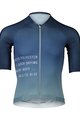 POC Kurzarm Fahrradtrikot - PRISTINE PRINT - Blau