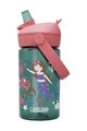 CAMELBAK Fahrrad-Wasserflasche - THRIVE FLIP STRAW KIDS 0,4l - Grün/Rosa