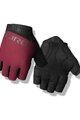 GIRO Fingerlose Fahrradhandschuhe - BRAVO II GEL OX - Rot