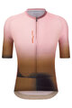 SANTINI Kurzarm Fahrradtrikot - LUCE - Braun/Rosa