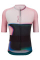 SANTINI Kurzarm Fahrradtrikot - LUCE - Schwarz/Rosa