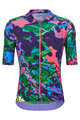 SANTINI Kurzarm Fahrradtrikot - REDUX LOUD - Grün/Lila/Rosa